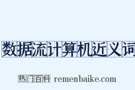 数据流计算机近义词是什么意思的图片